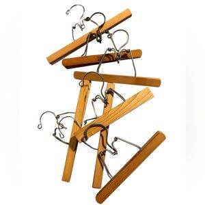 Wooden Pants Hangers Set of 7
